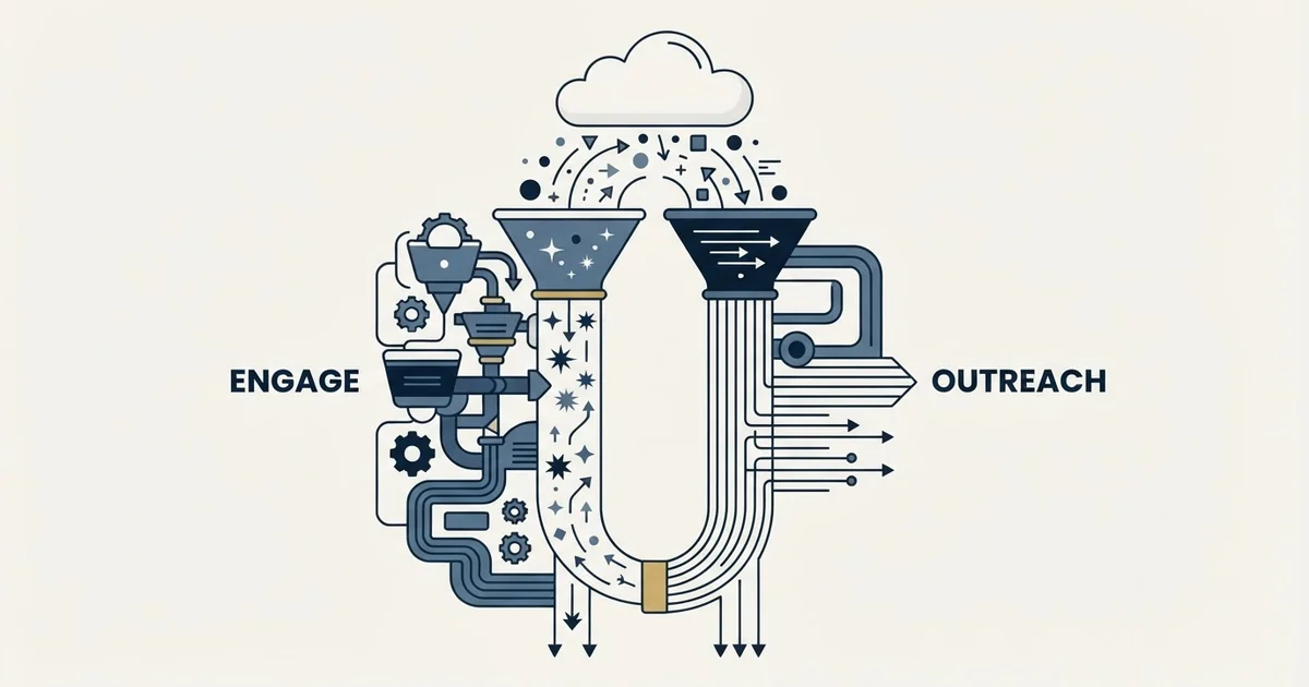 Editorial illustration for Dripify vs ReachInbox