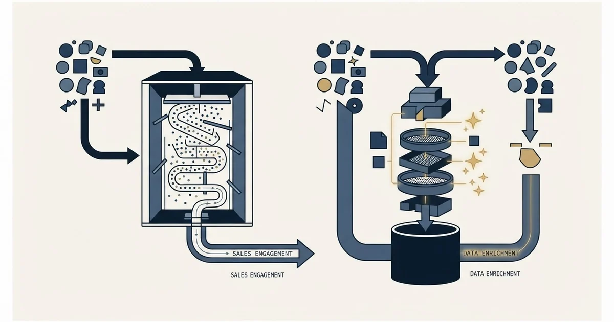 Editorial illustration for Dripify vs SignalHire