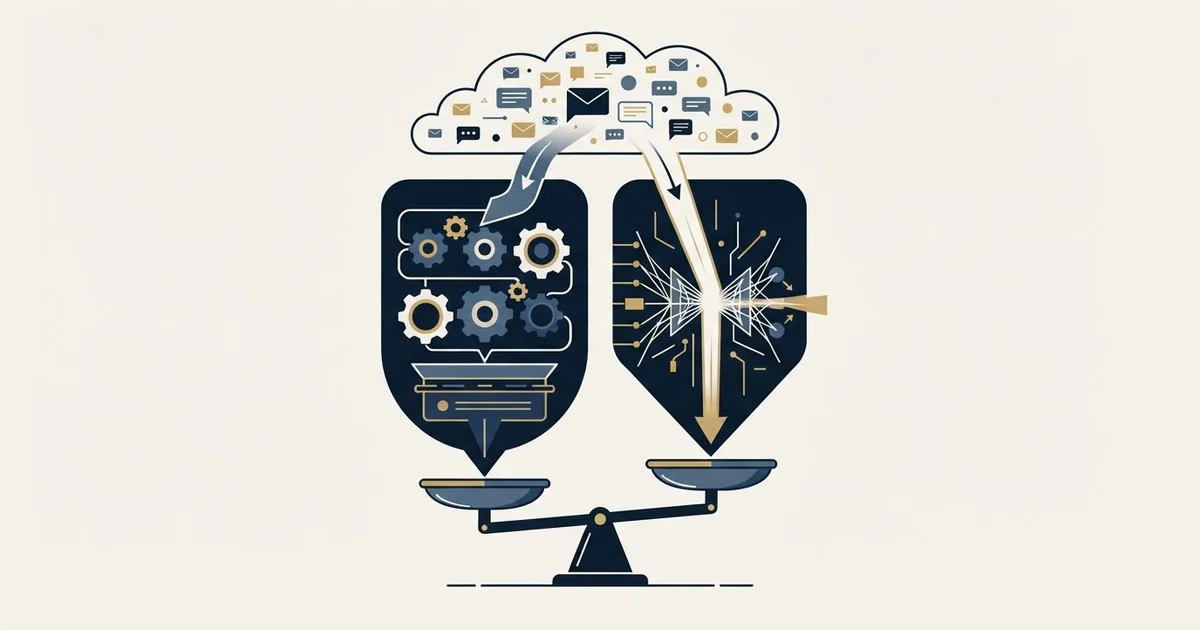 Editorial illustration for Dripify vs Success.ai