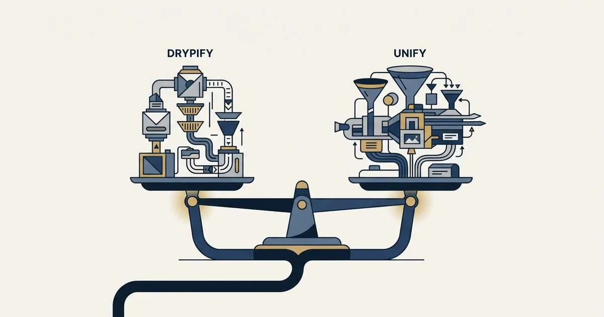 Editorial illustration for Dripify vs Unify