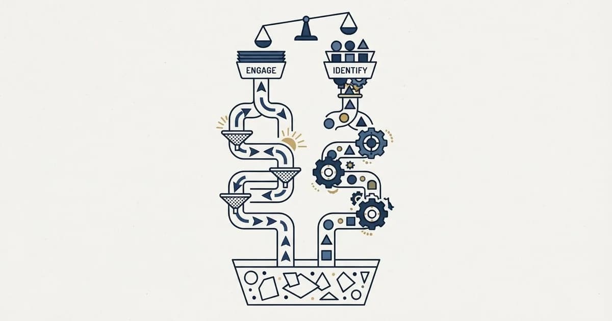 Editorial illustration for Dripify vs UserGems