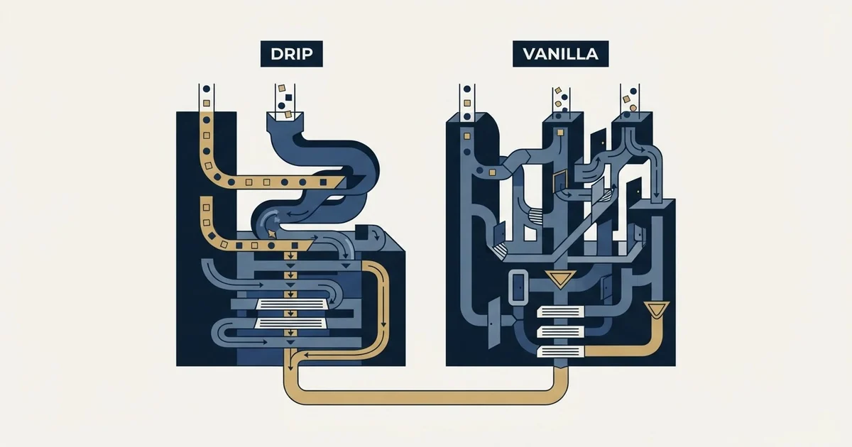 Editorial illustration for Dripify vs Vanillasoft