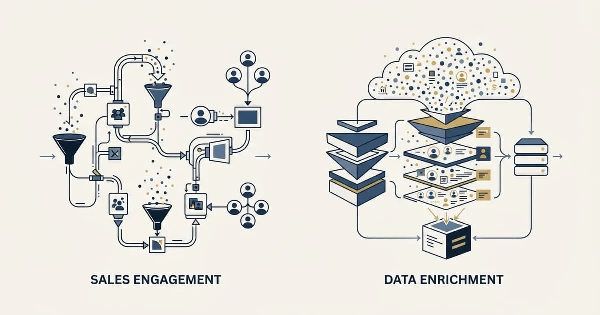 Editorial illustration for Dripify vs ZoomInfo