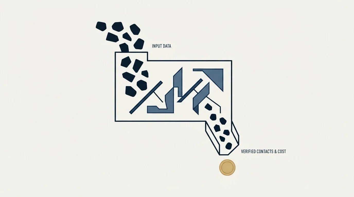 Section illustration: A worked cost example, invented to show the method
