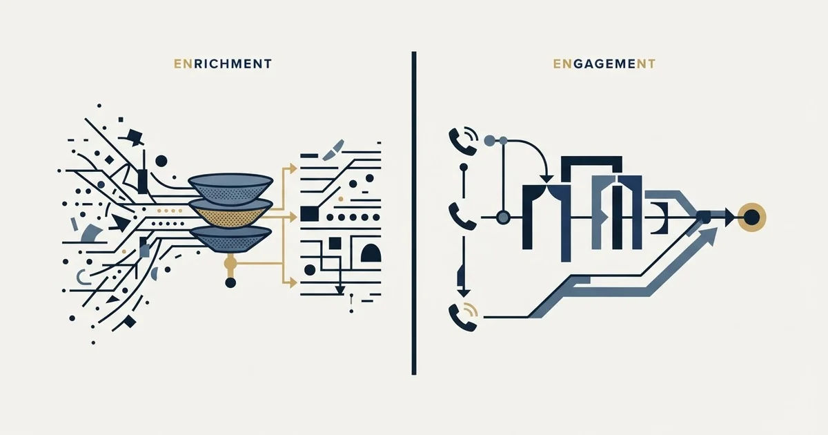 Editorial illustration for Dropcontact vs PhoneBurner