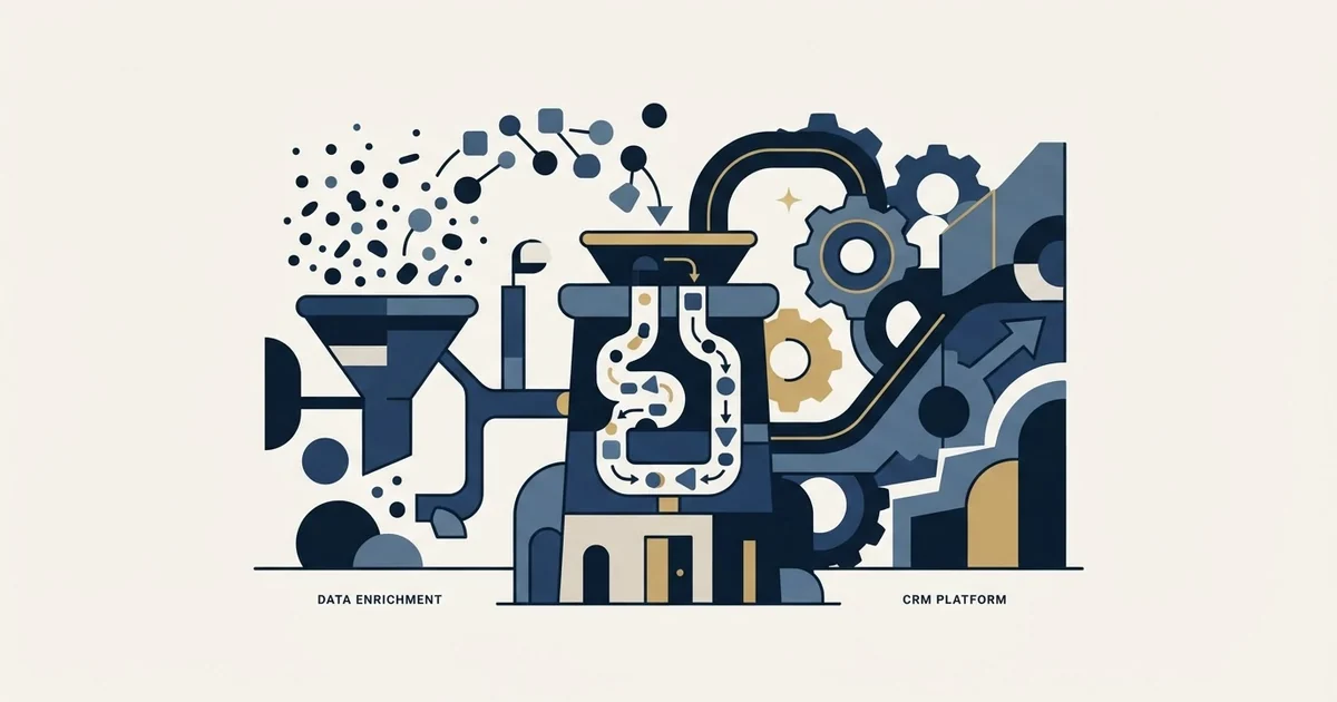 Editorial illustration for Dropcontact vs Pipeline CRM