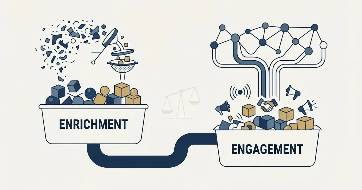 Editorial illustration for Dropcontact vs Revenue.io