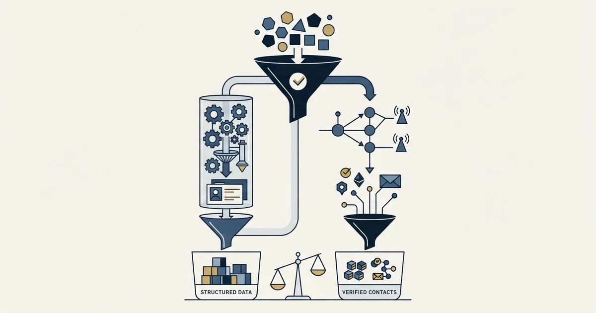 Editorial illustration for Dropcontact vs VoilaNorbert