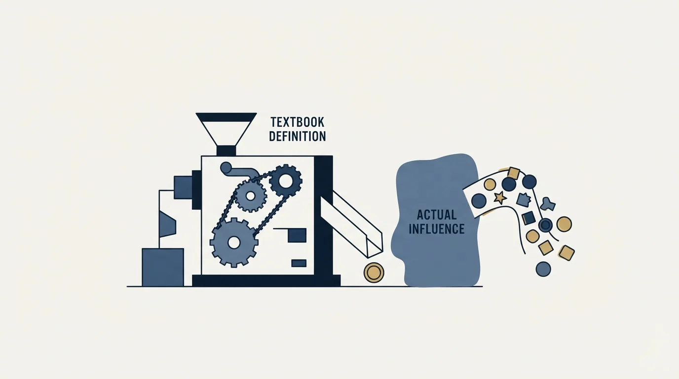 Section illustration: Where the textbook definition breaks