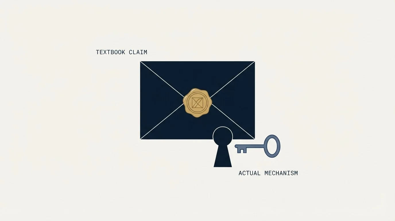 Section illustration: Where the textbook definition misleads