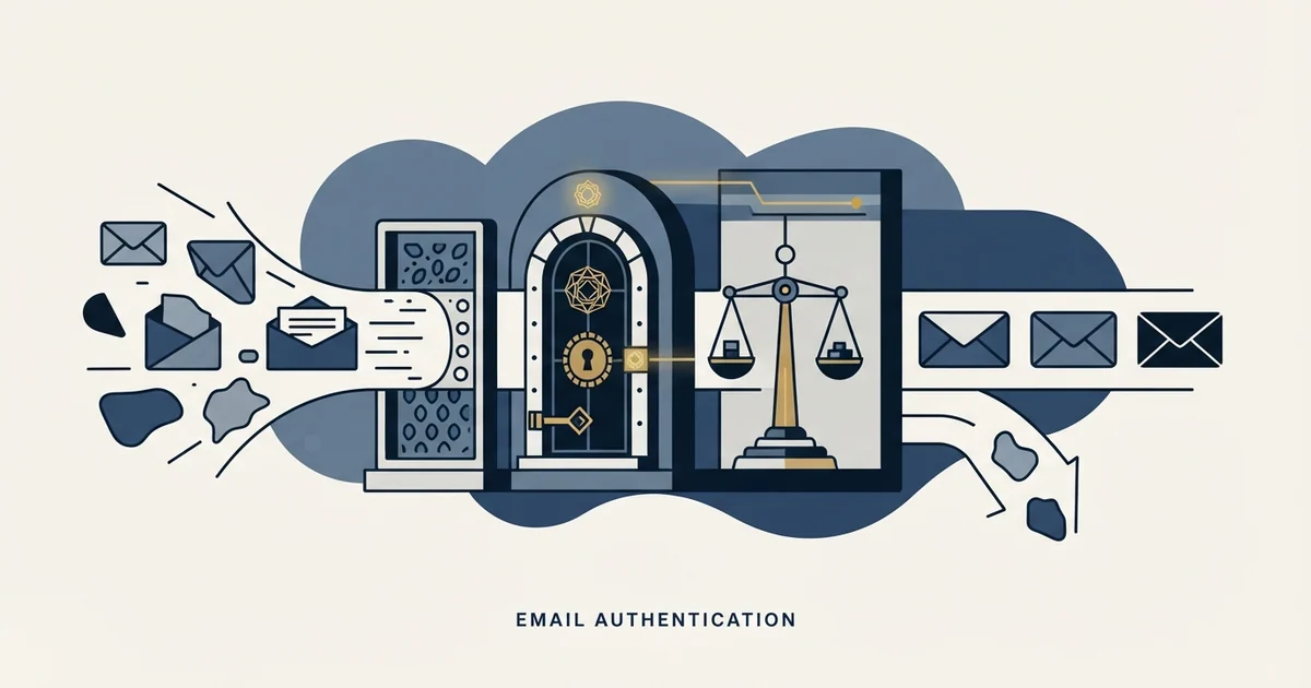 Editorial illustration for Email Authentication