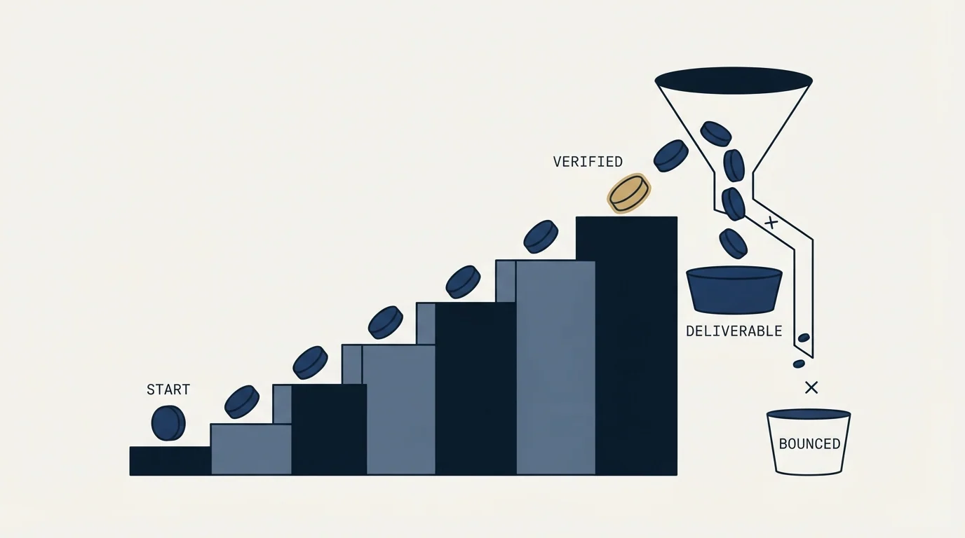Section illustration: The verification credit ladder, published in full