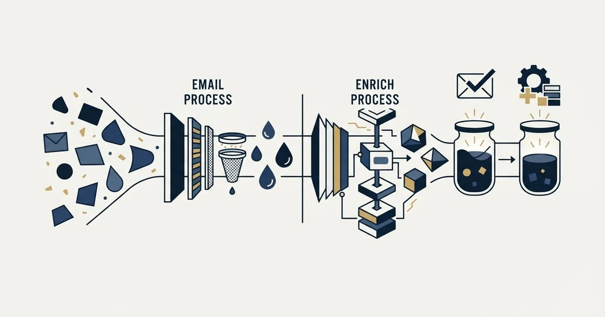 Editorial illustration for Emailable vs Enrich Layer