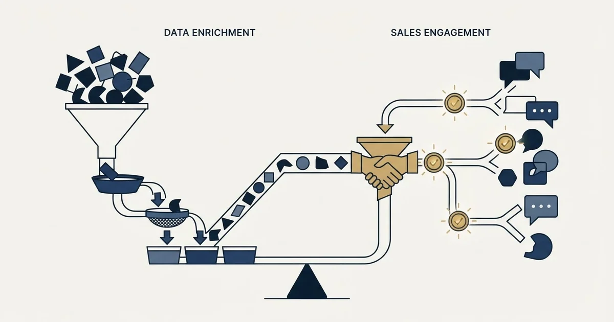 Editorial illustration for Emailable vs Humanlinker