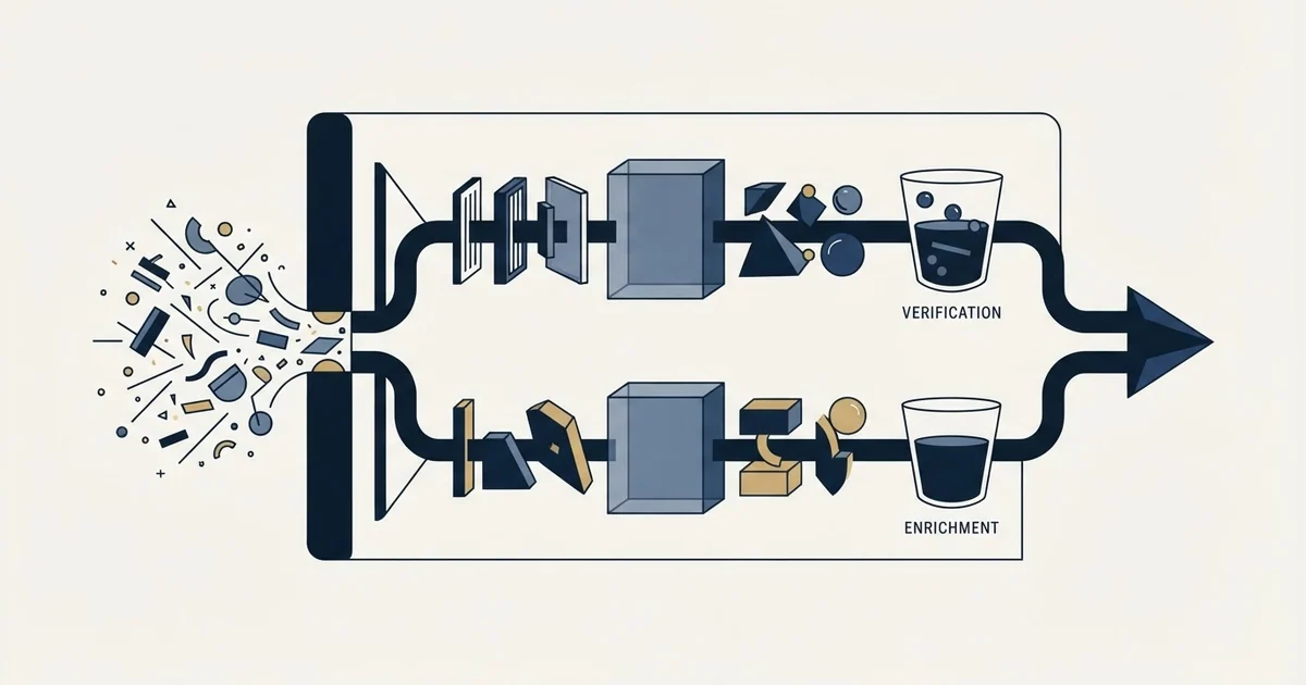 Editorial illustration for Emailable vs LeadMagic