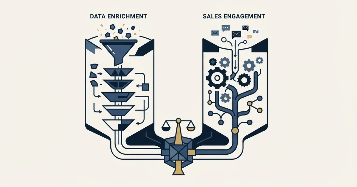 Editorial illustration for Emailable vs Meet Alfred