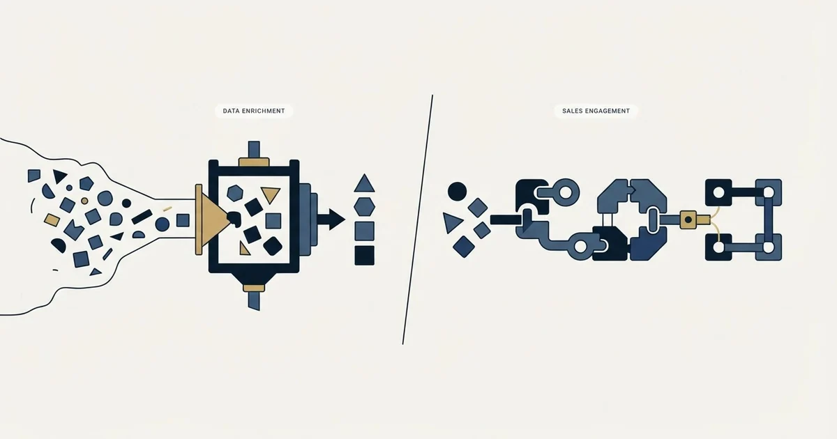 Editorial illustration for Emailable vs Salesforge