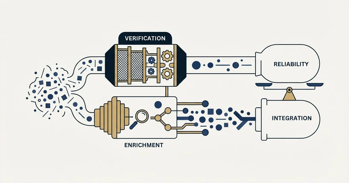 Editorial illustration for Emailable vs Scrupp