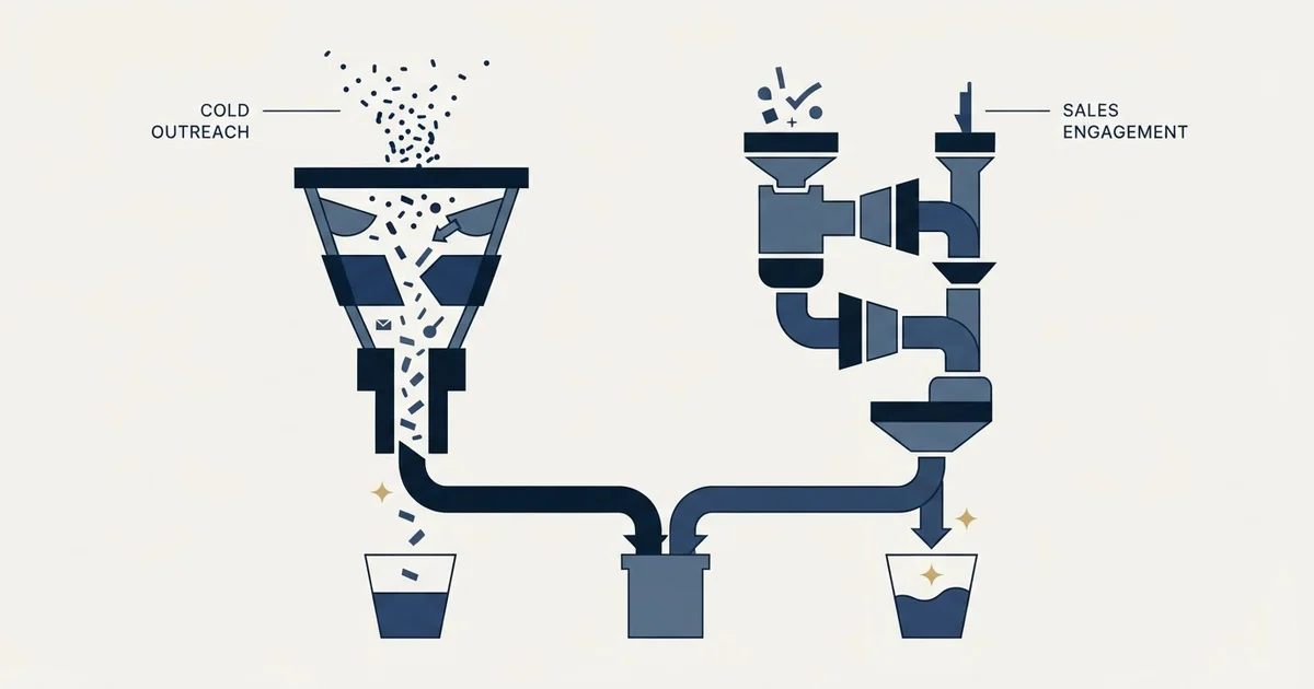 Editorial illustration for Emailchaser vs Enginy