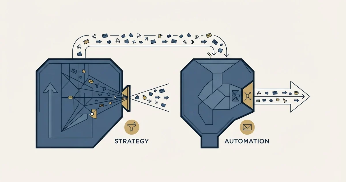 Editorial illustration for Emailchaser vs Growbots