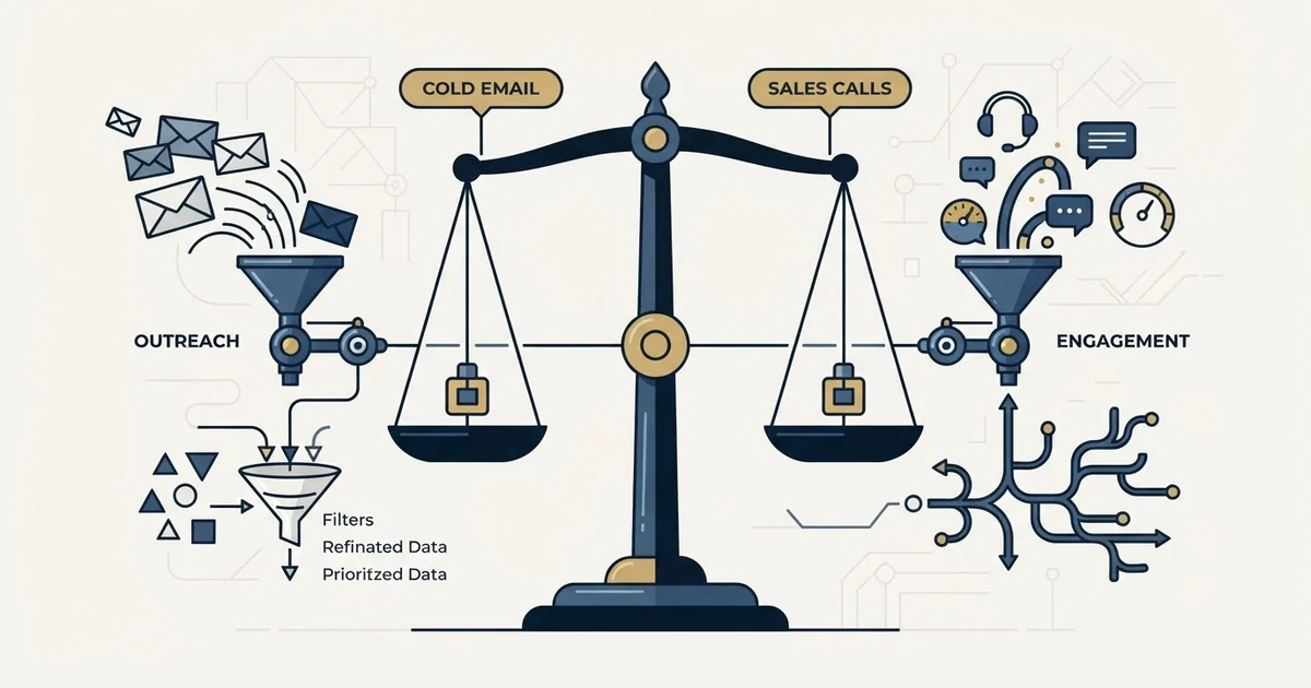 Editorial illustration for Emailchaser vs JustCall