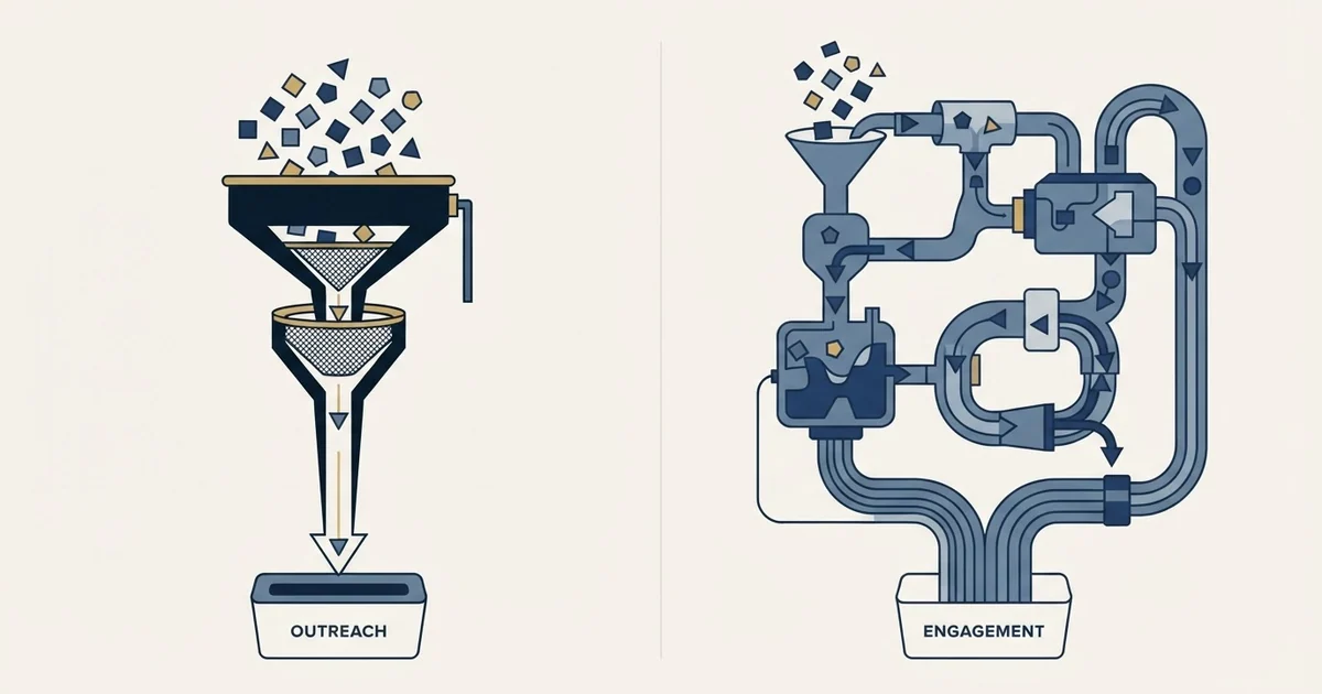 Editorial illustration for Emailchaser vs La Growth Machine