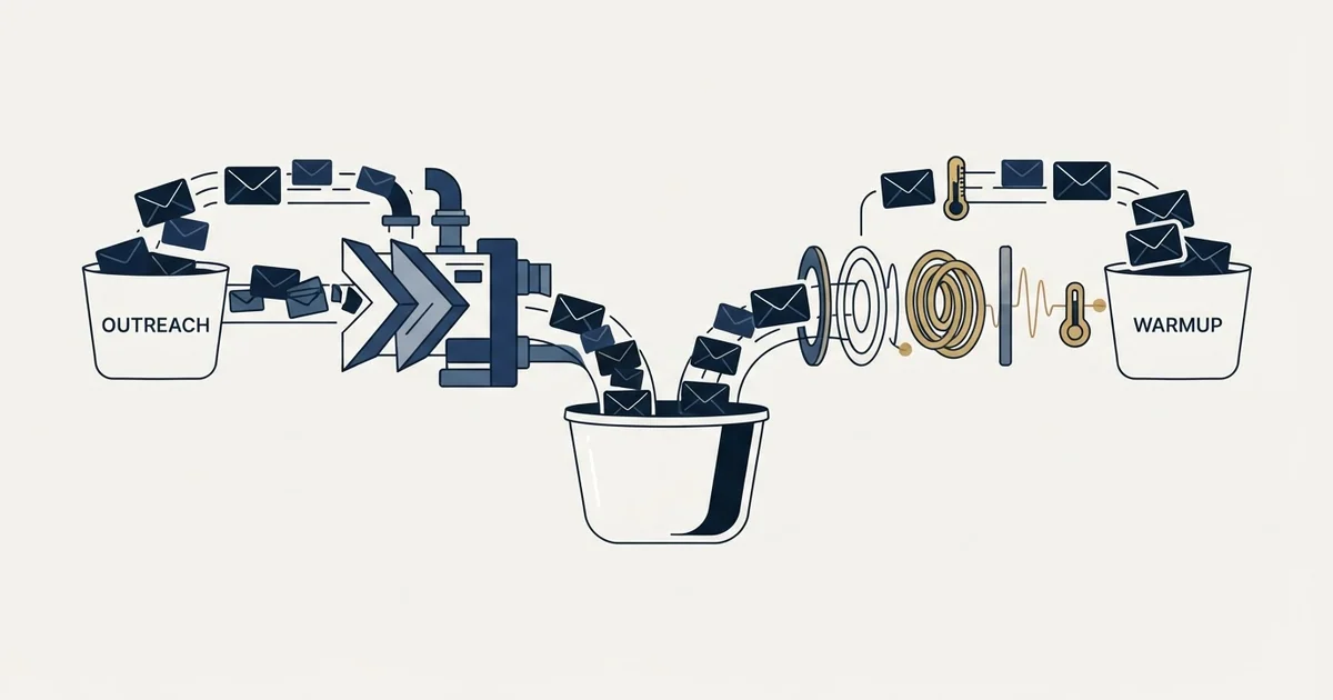 Editorial illustration for Emailchaser vs Mailwarm