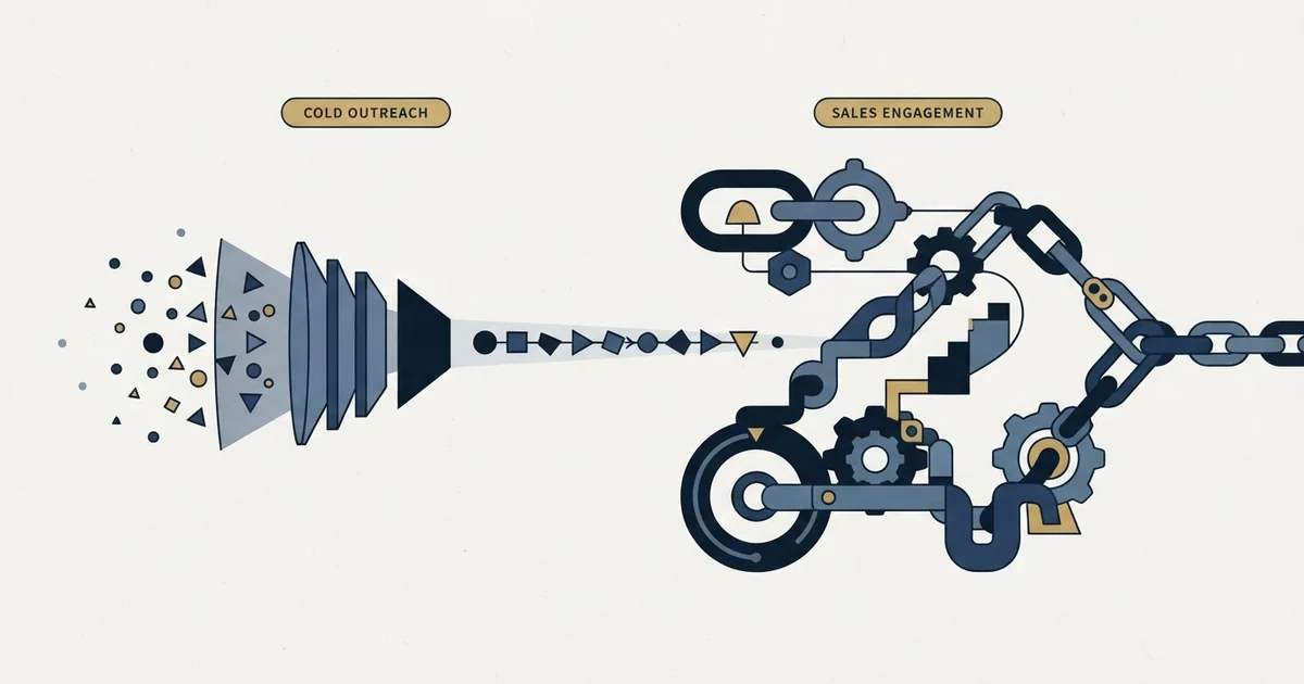 Editorial illustration for Emailchaser vs Salesflow