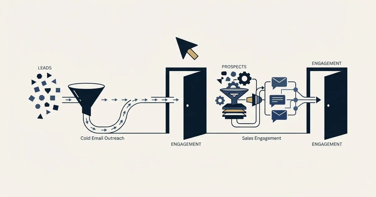 Editorial illustration for Emailchaser vs Salesgear