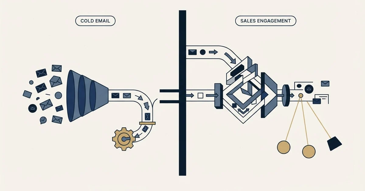 Editorial illustration for Emelia vs Expandi