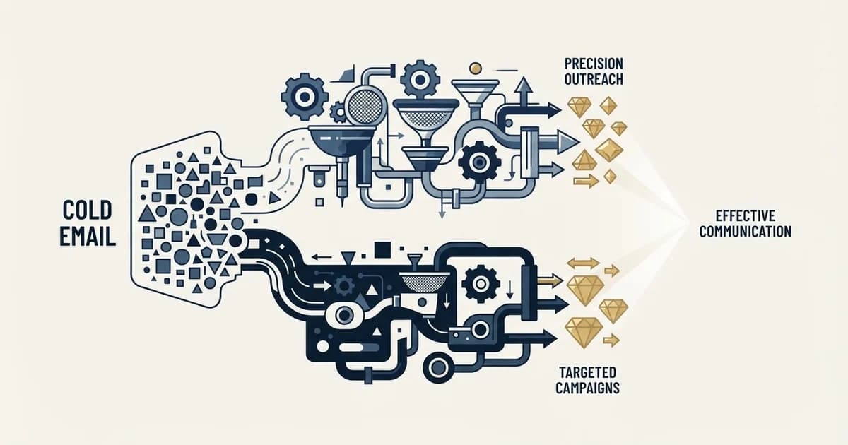 Editorial illustration for Emelia vs ReachInbox