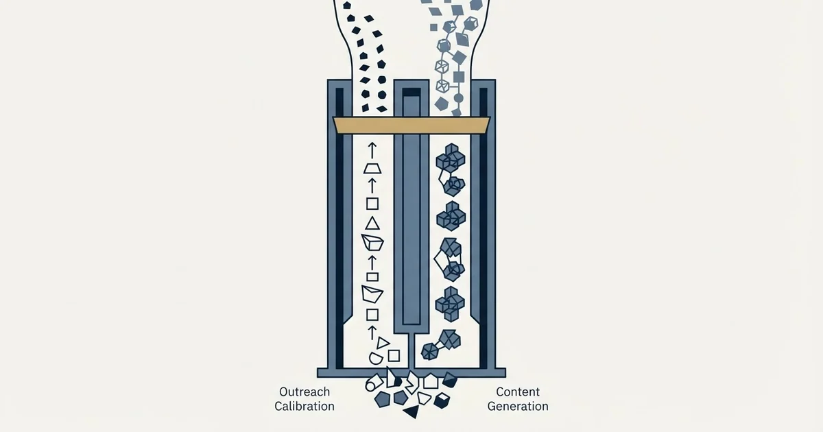 Editorial illustration for Emelia vs Regie.ai