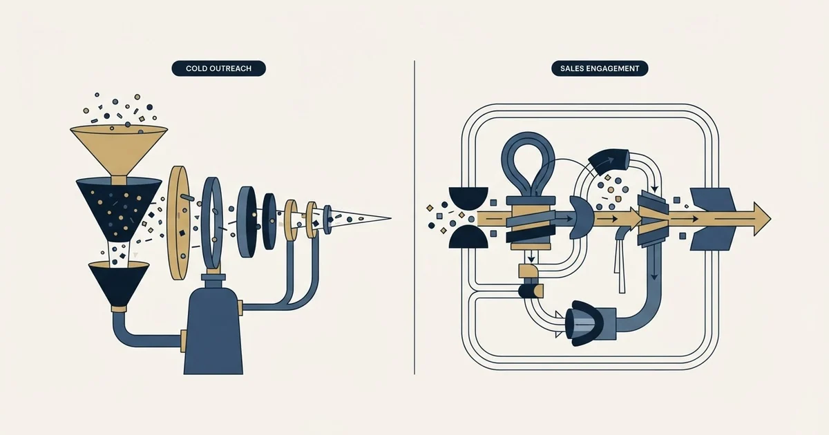 Editorial illustration for Emelia vs We-Connect