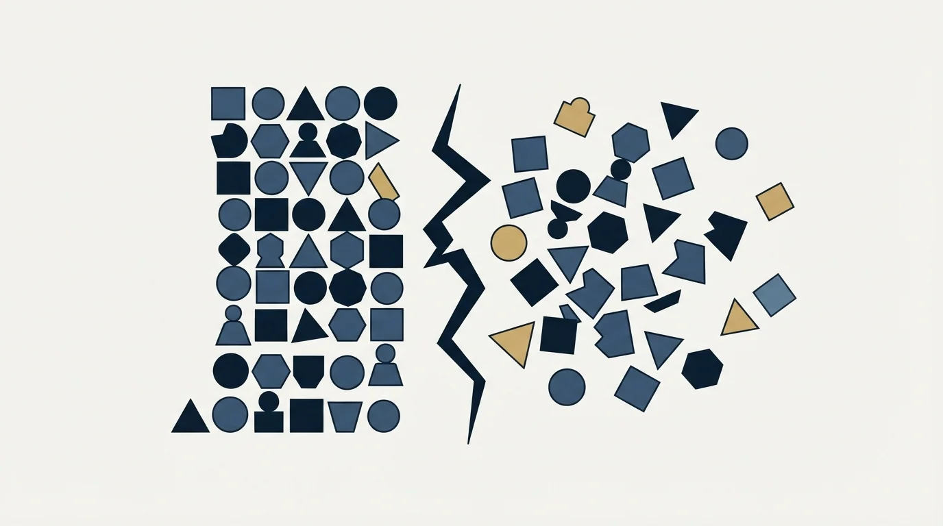 Section illustration: The step that breaks is audience composition
