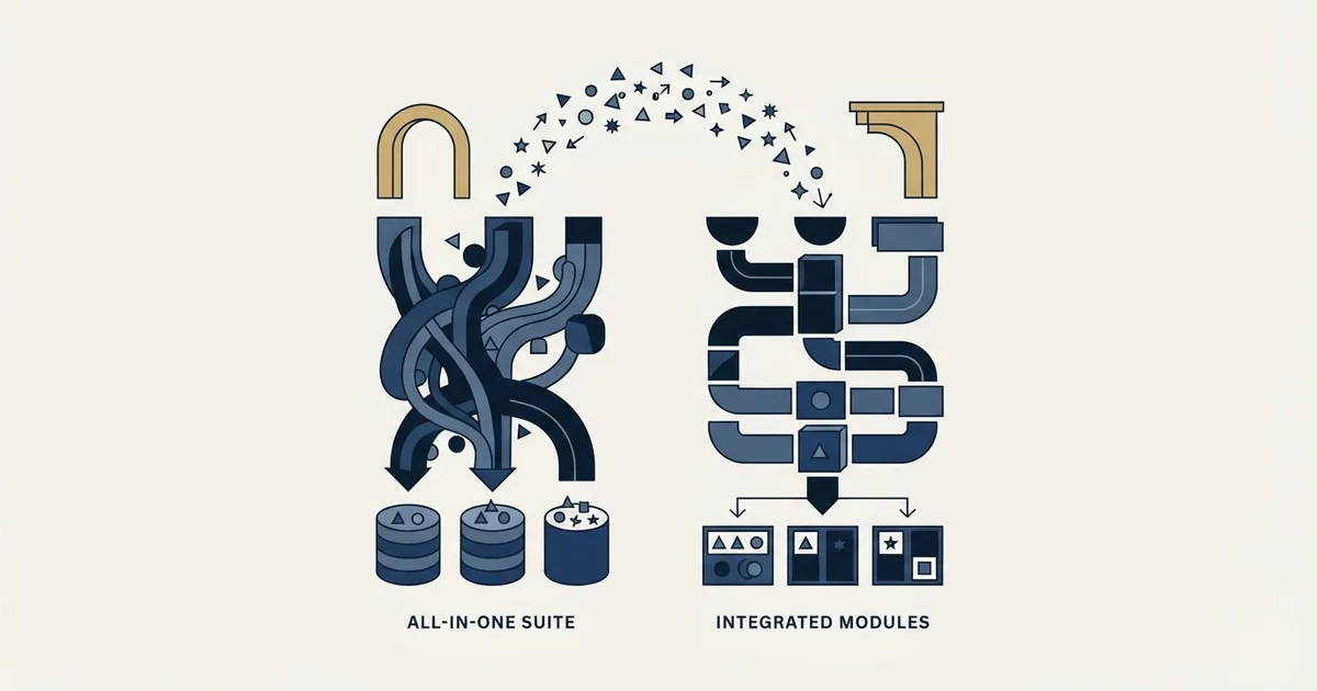Editorial illustration for EngageBay vs HubSpot CRM