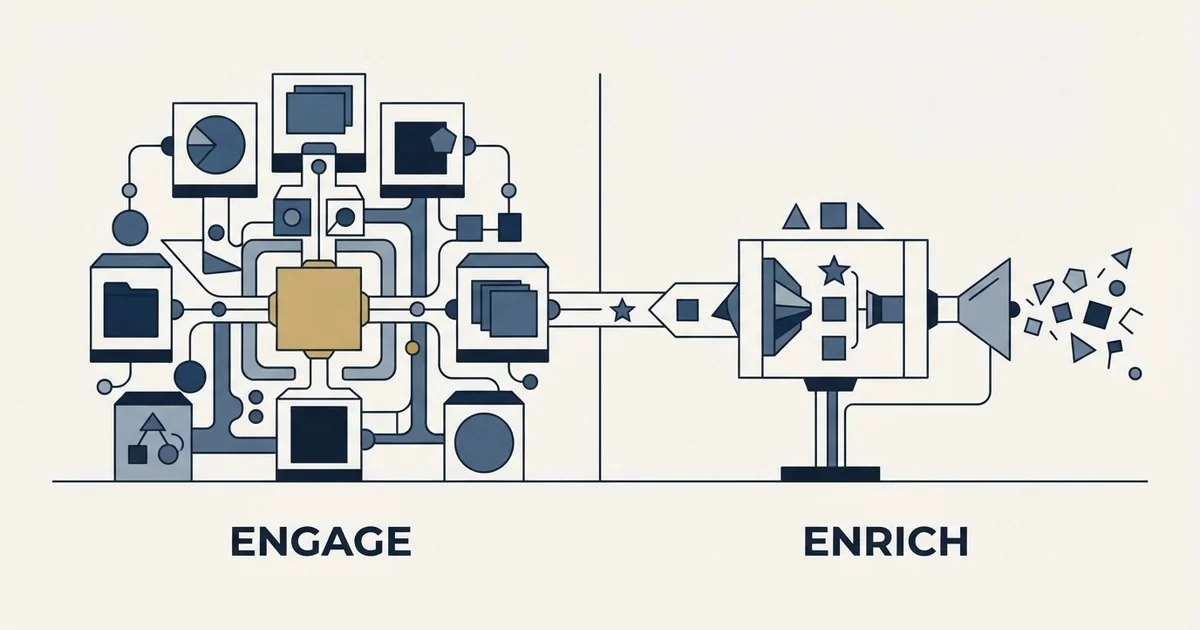 Editorial illustration for EngageBay vs Kaspr