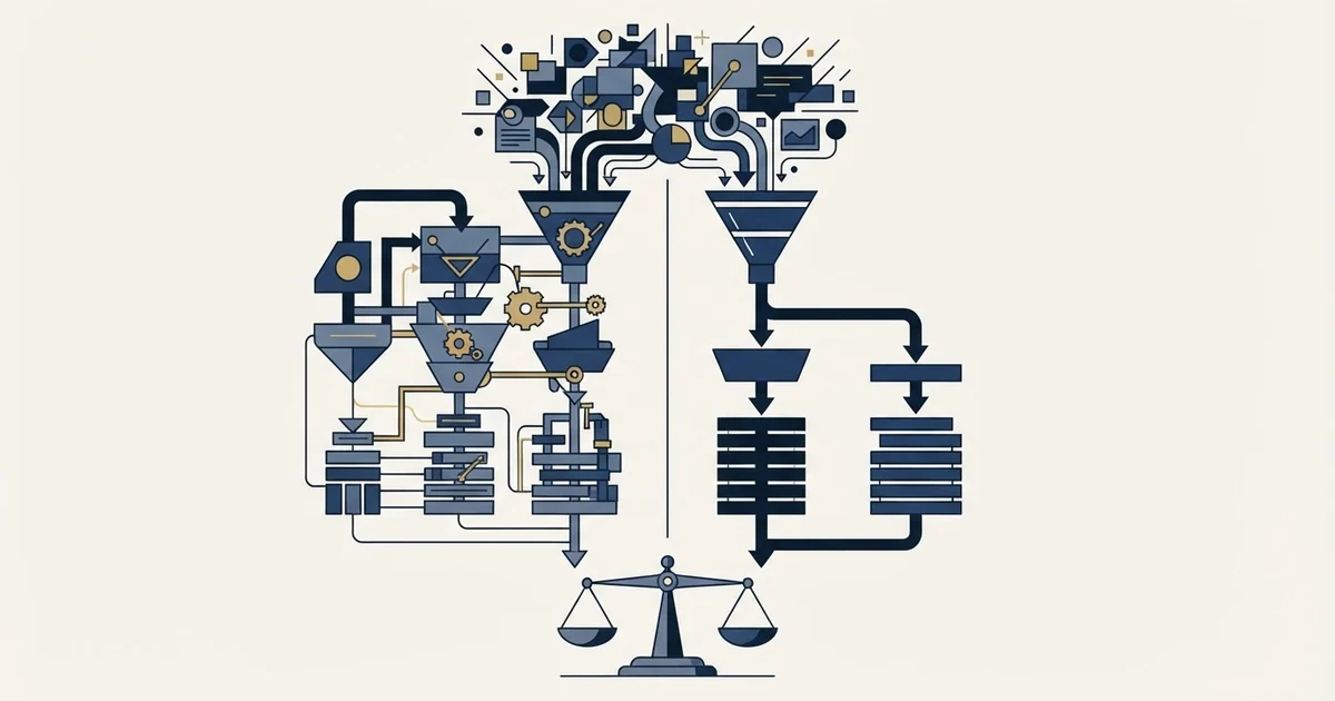 Editorial illustration for EngageBay vs Less Annoying CRM