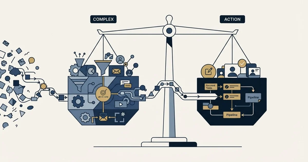 Editorial illustration for EngageBay vs OnePageCRM