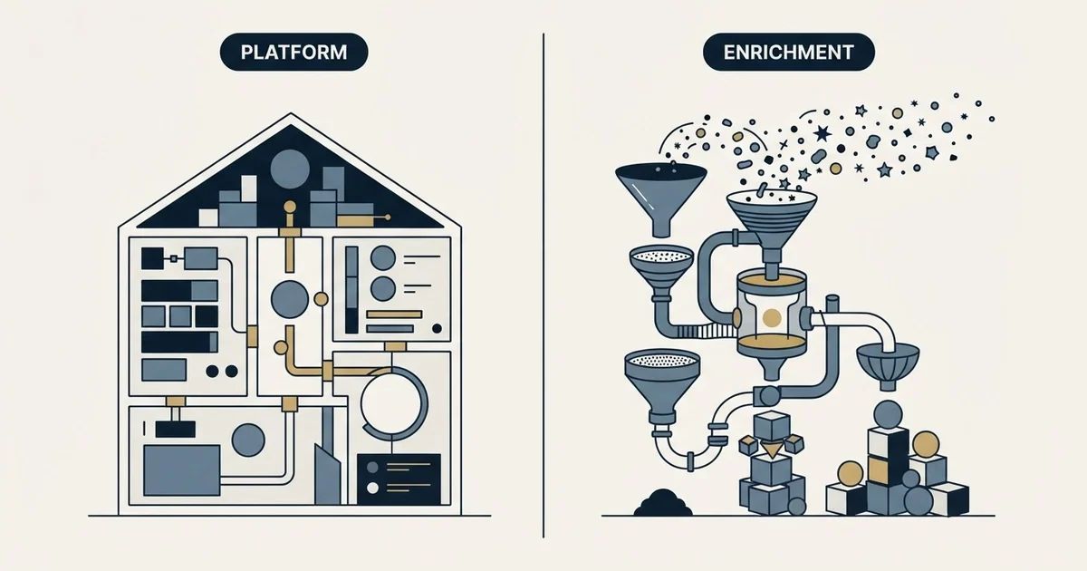 Editorial illustration for EngageBay vs People Data Labs