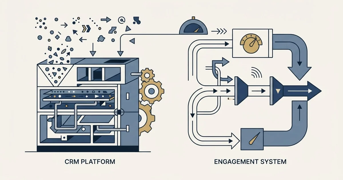 Editorial illustration for EngageBay vs PhoneBurner