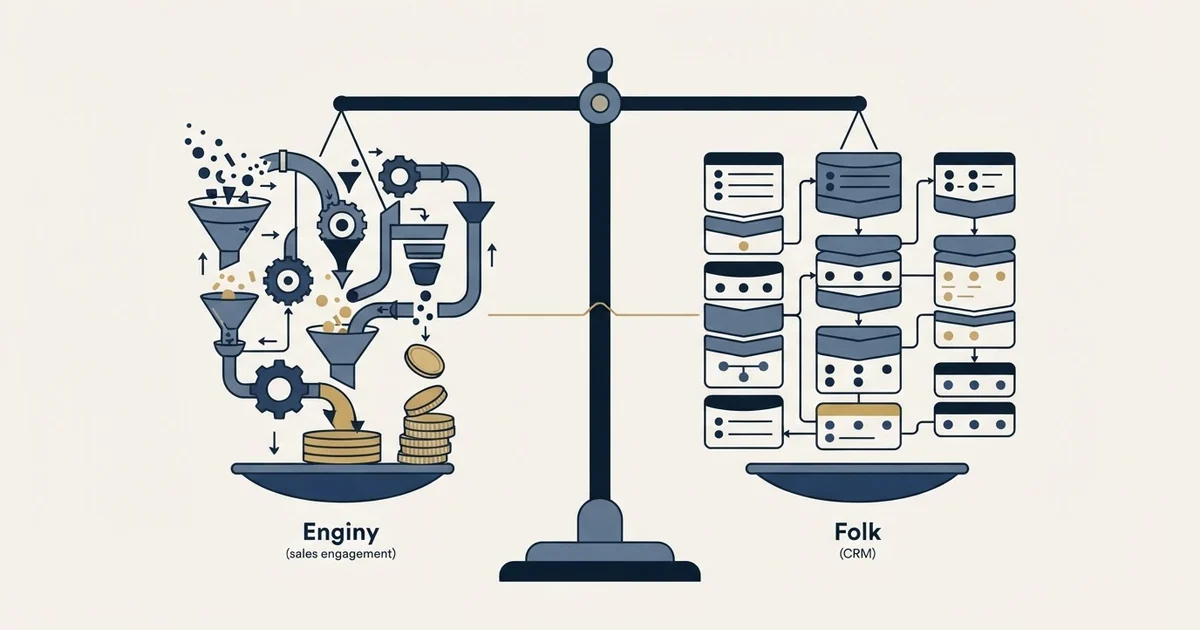 Editorial illustration for Enginy vs folk