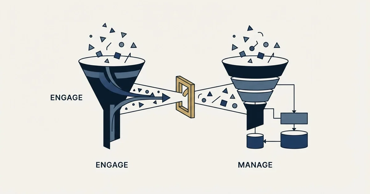 Editorial illustration for Enginy vs Pipedrive