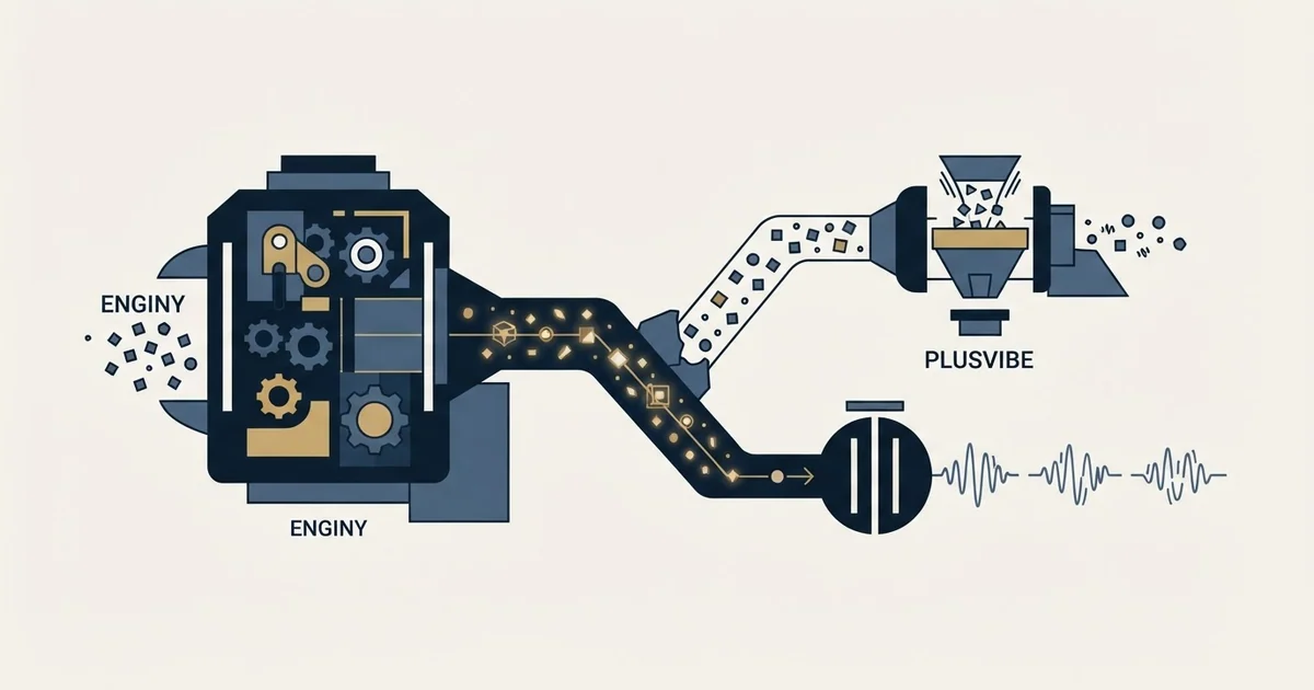 Editorial illustration for Enginy vs PlusVibe