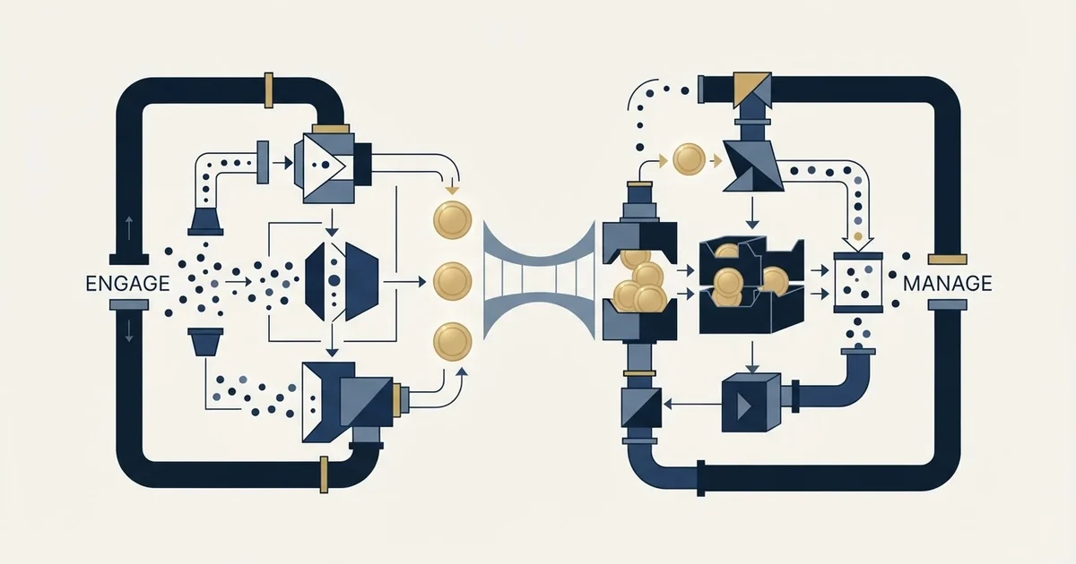 Editorial illustration for Enginy vs Teamgate