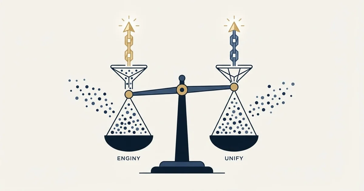 Editorial illustration for Enginy vs Unify