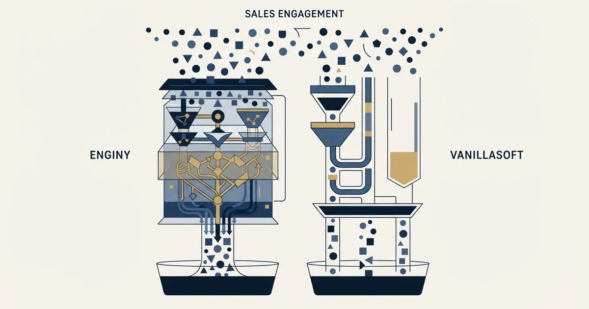 Editorial illustration for Enginy vs Vanillasoft
