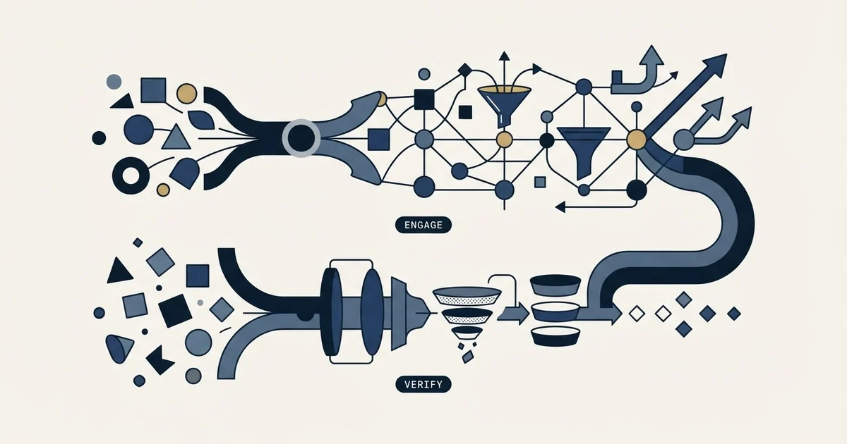 Editorial illustration for Enginy vs Verifalia
