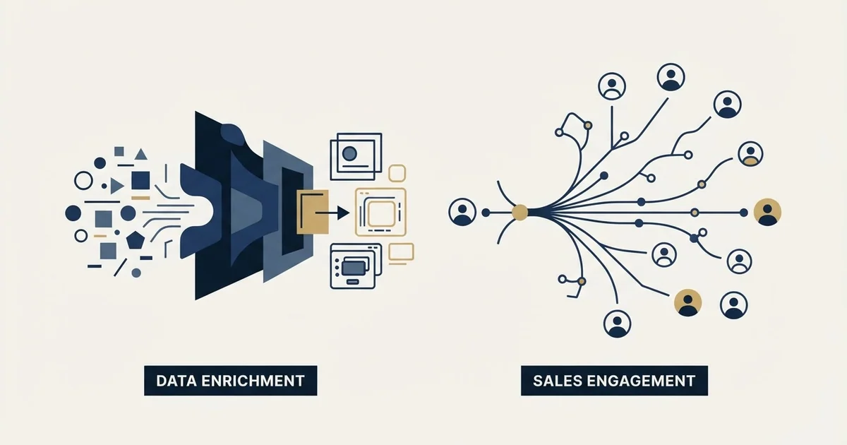 Editorial illustration for Enrich Layer vs We-Connect
