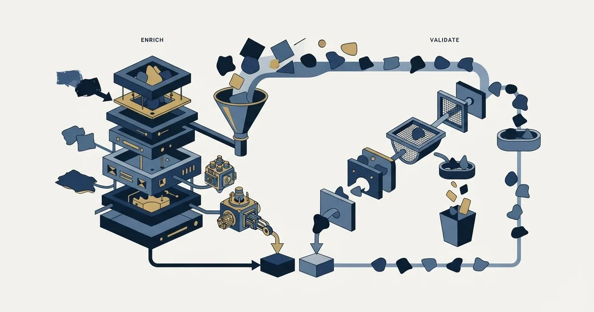 Editorial illustration for Enrich Layer vs ZeroBounce
