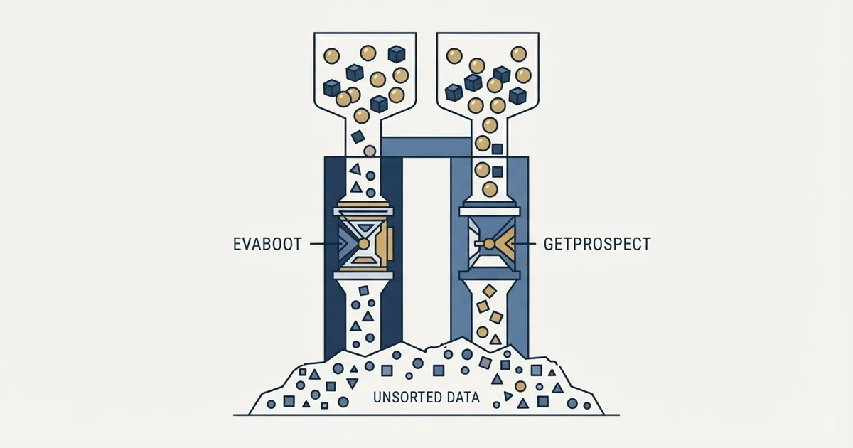 Editorial illustration for Evaboot vs GetProspect